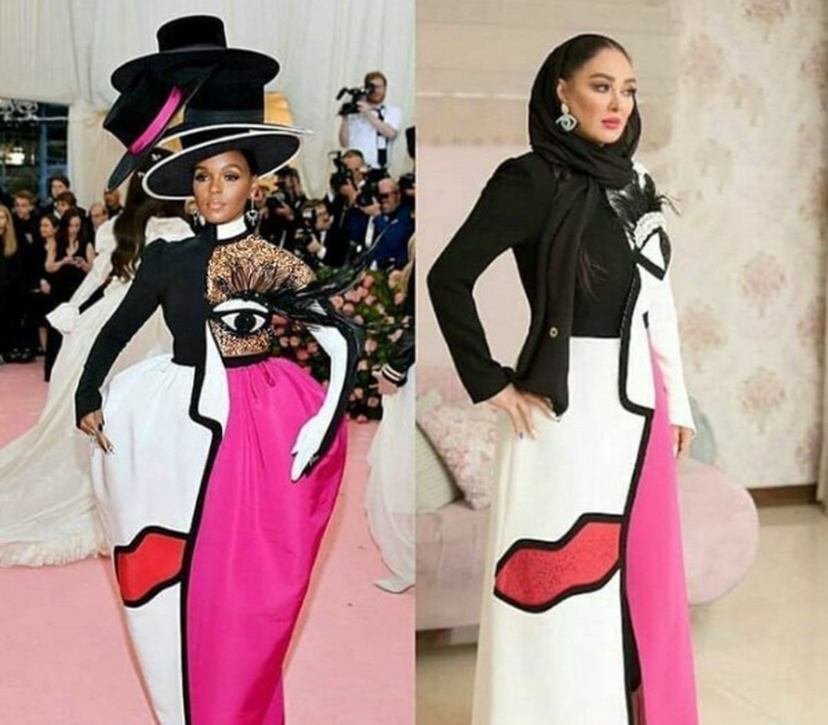 ژست الهام حمیدی روی استیج به سبک خواننده آمریکایی/عکس ژست الهام حمیدی روی استیج به سبک خواننده آمریکایی/عکس