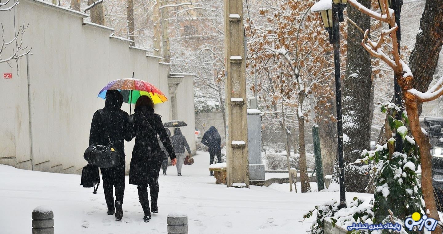 تهران برفی میشود تهران برفی میشود
