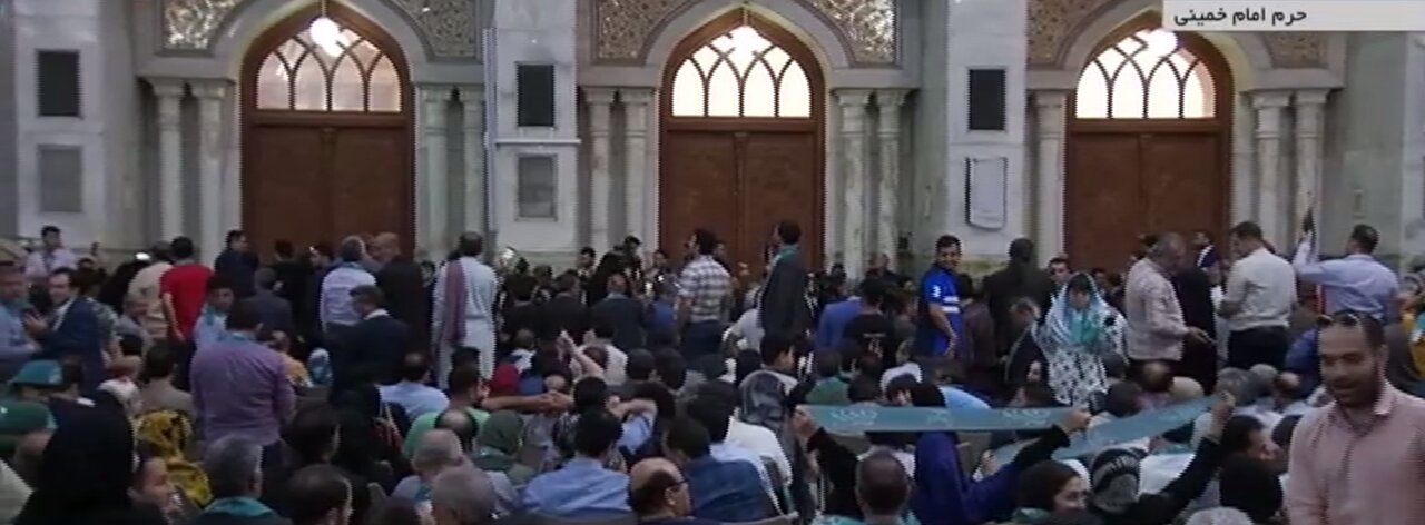 جمعیت استقبالکنندگان از پزشکیان توجهبرانگیز شد