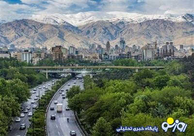 هوای قابلقبول تهران با شاخص ۷۲ هوای قابلقبول تهران با شاخص ۷۲