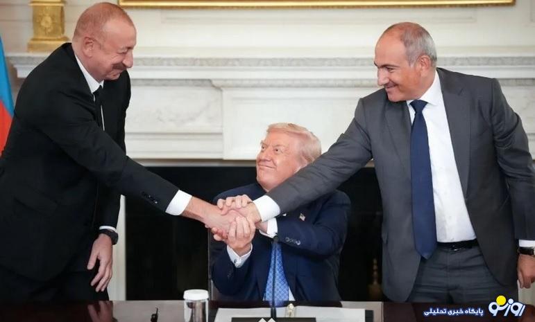 الهام و دونالد و نیکول مذاکره کردند و کریدور زنگزور را ۹۹ ساله به ترامپ واگذار کردند! الهام و دونالد و نیکول مذاکره کردند و کریدور زنگزور را ۹۹ ساله به ترامپ واگذار کردند!